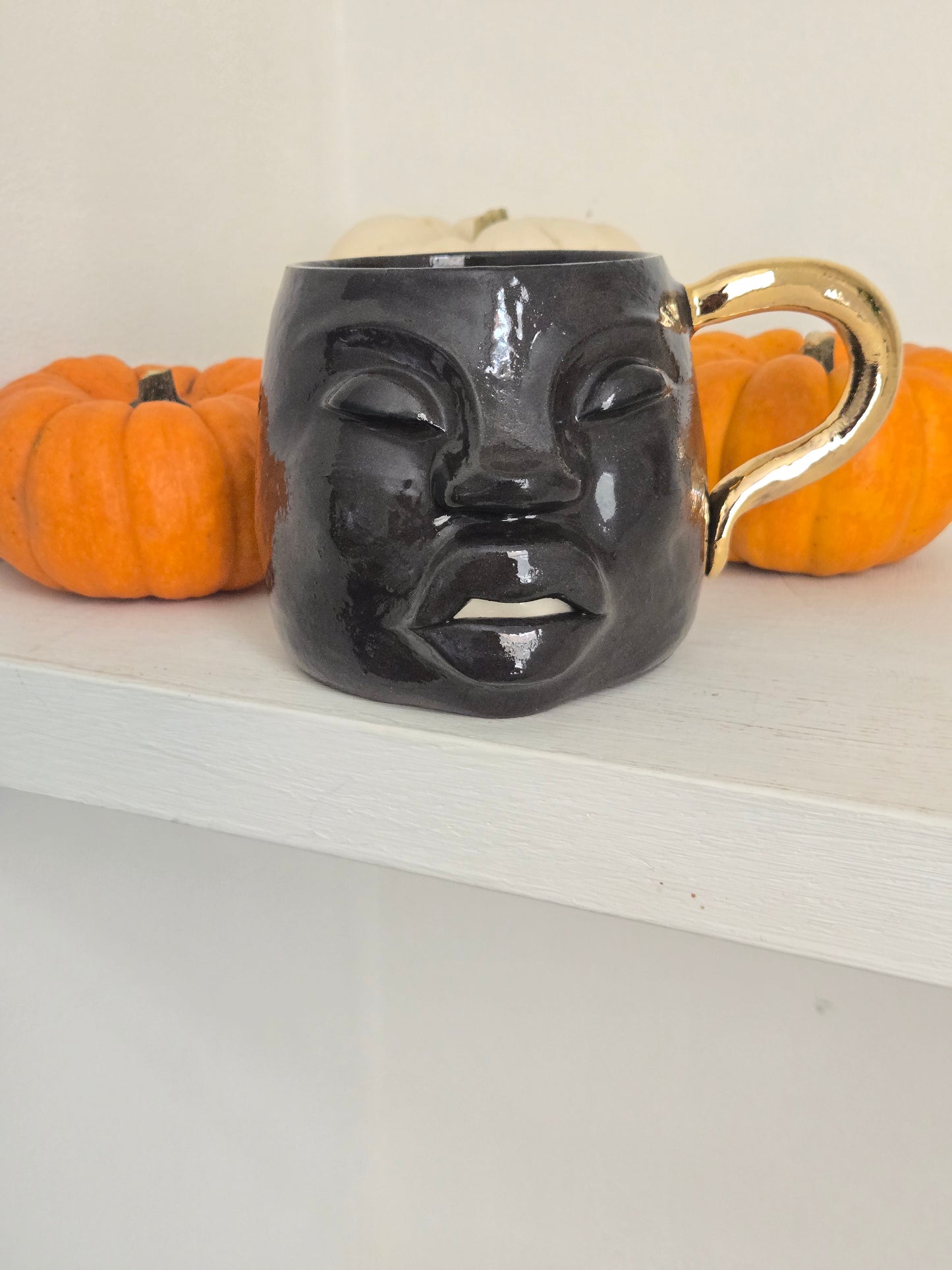 (Left Hand) Gilded Mug - Midnight