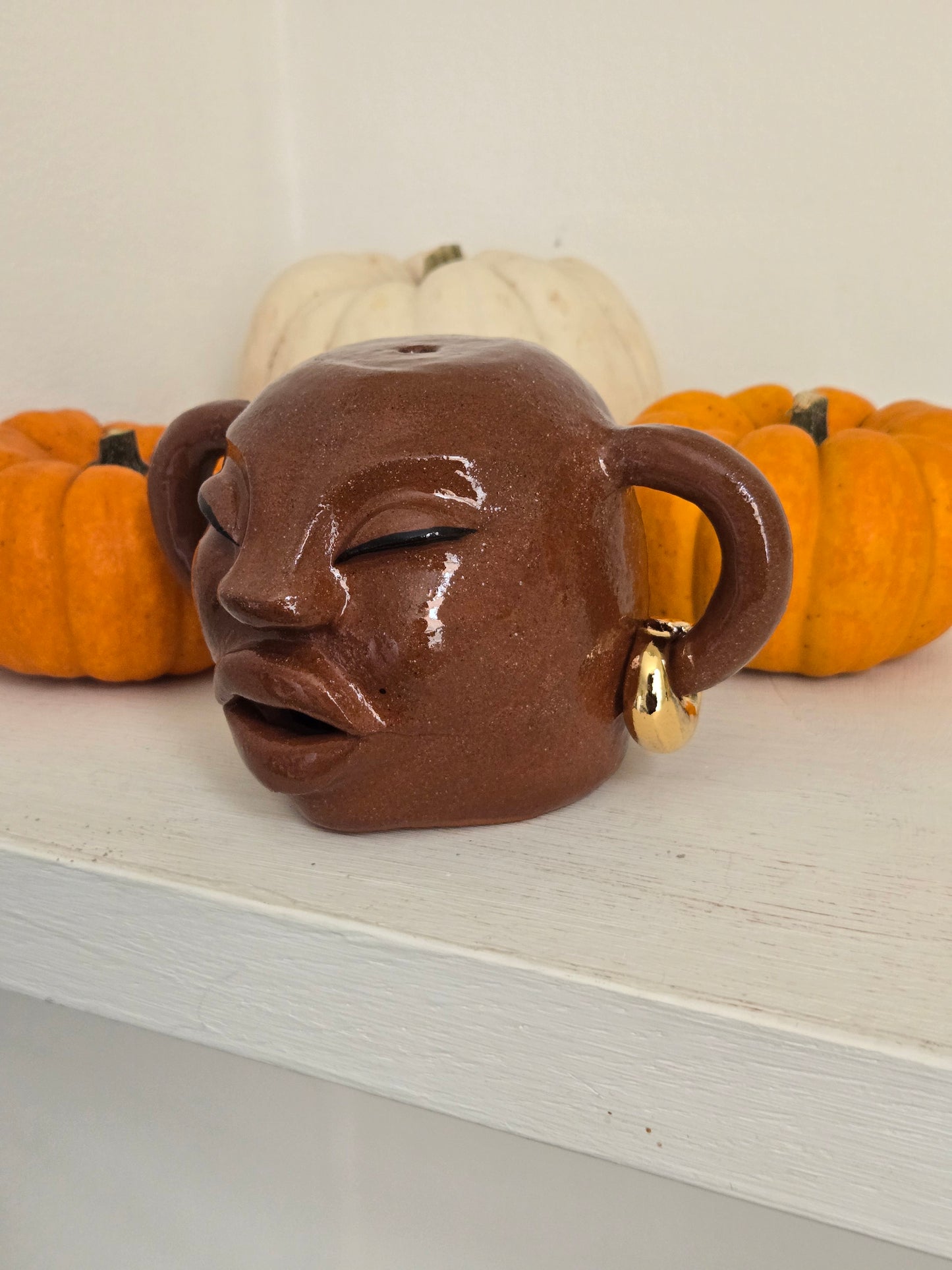 (Defect) Sweet Dream Incense Burner - Terracotta