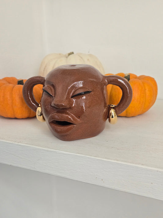 (Defect) Sweet Dream Incense Burner - Terracotta
