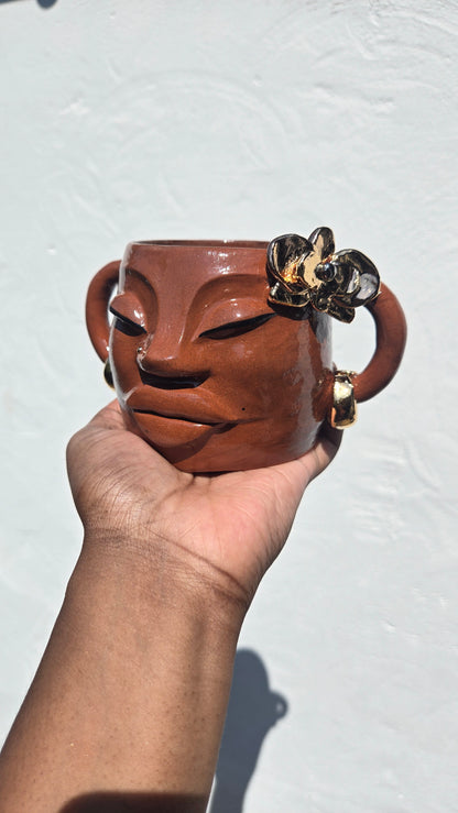 Sweet Dream Orchid Mug - Terracotta