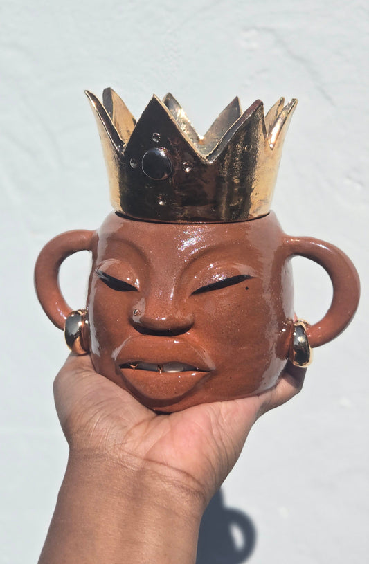 Queen Mug Set - Terracotta