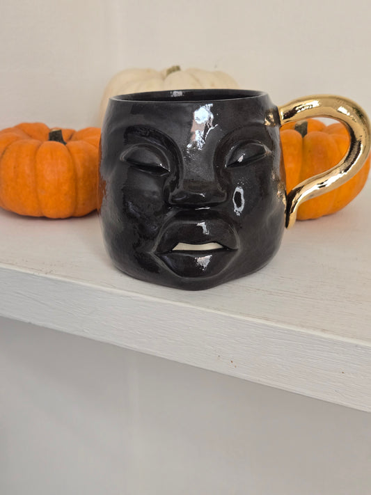 (Left Hand) Gilded Mug - Midnight