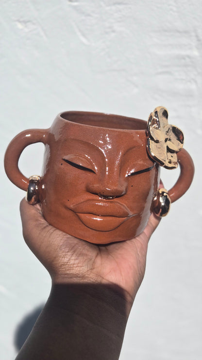 Sweet Dream Hibiscus Mug - Terracotta