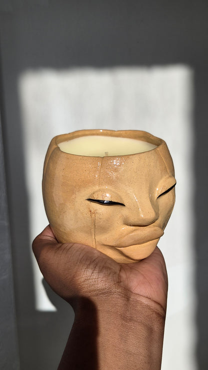 Pumpkin Face Candle - Vanilla