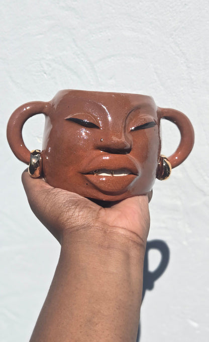 Queen Mug Set - Terracotta