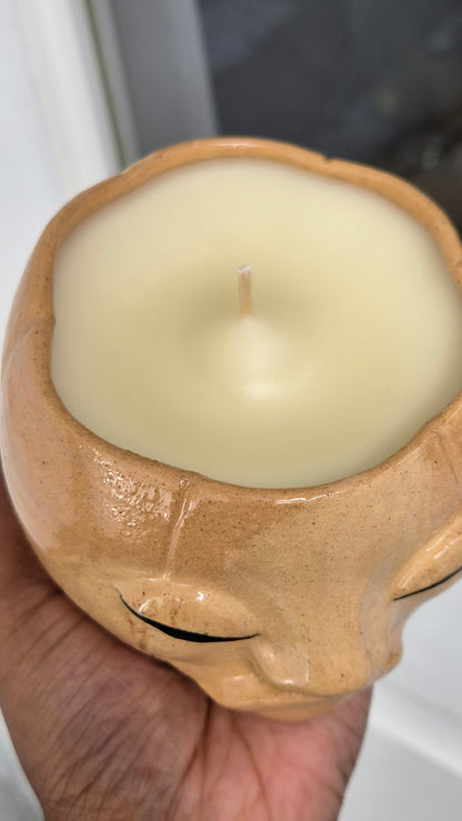 Pumpkin Face Candle - Vanilla