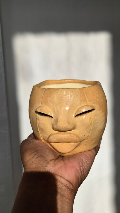 Pumpkin Face Candle - Vanilla