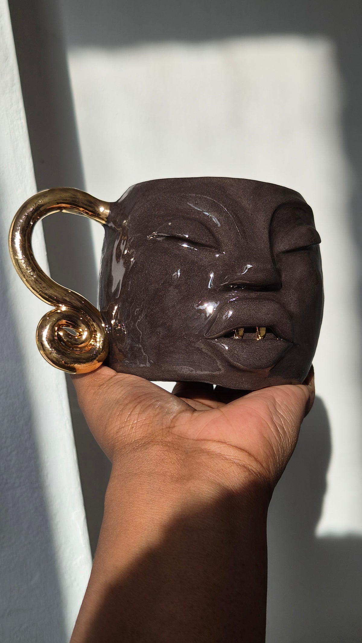 Gilded Ghoul Mug - Midnight